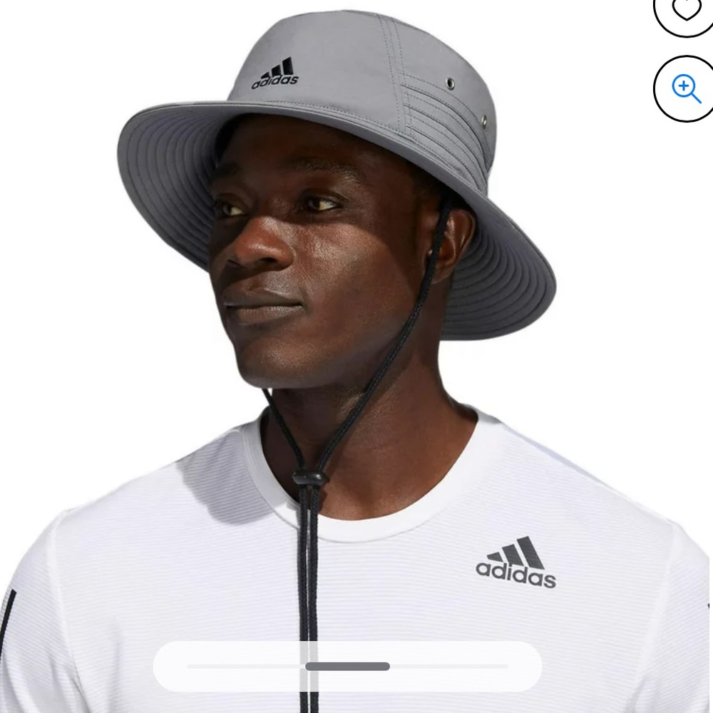NWT • Adidas • unisex Aeroready UPF 50 bucket hat